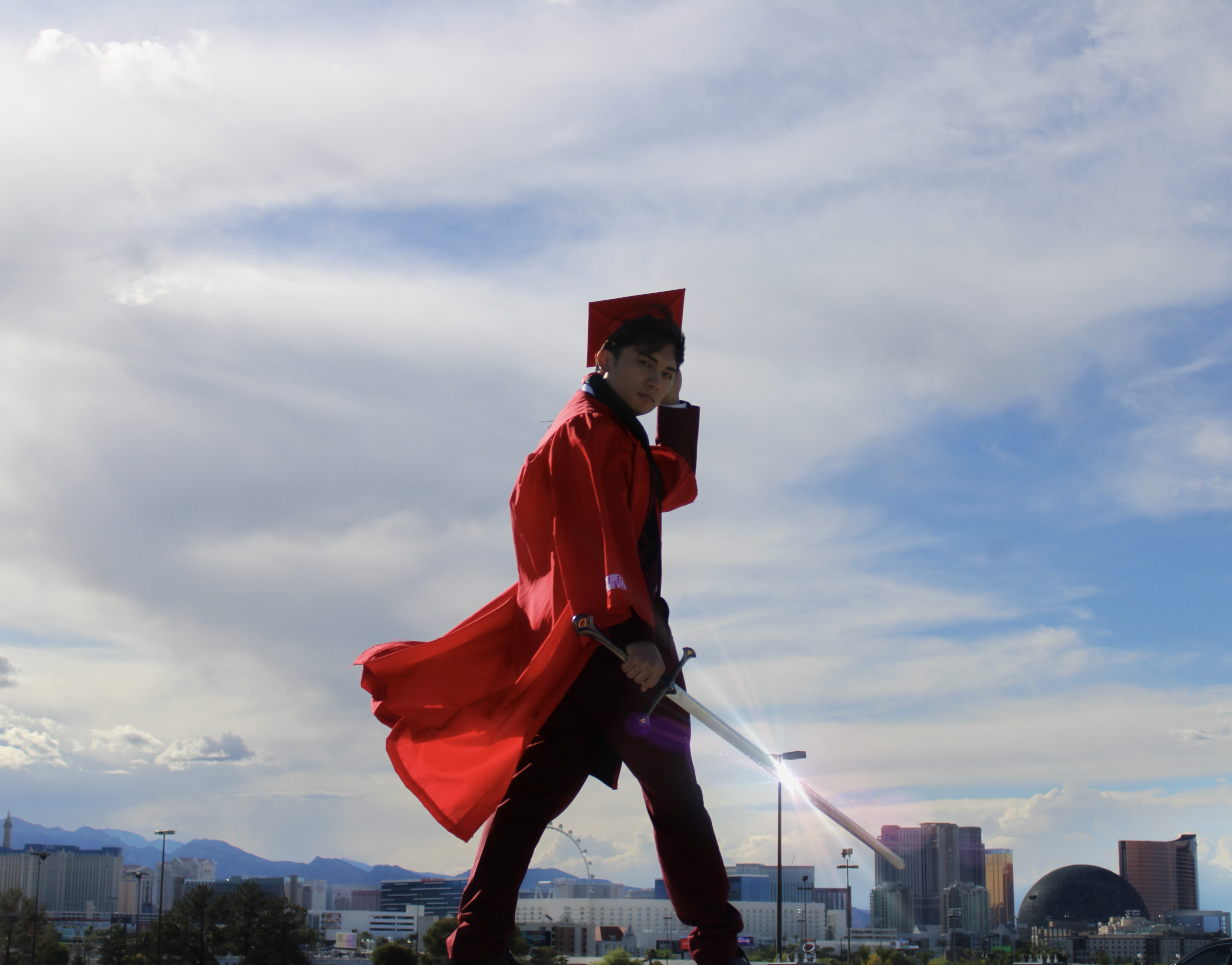Graduation portrait of Mark Jayson Farol from the local creative archive.