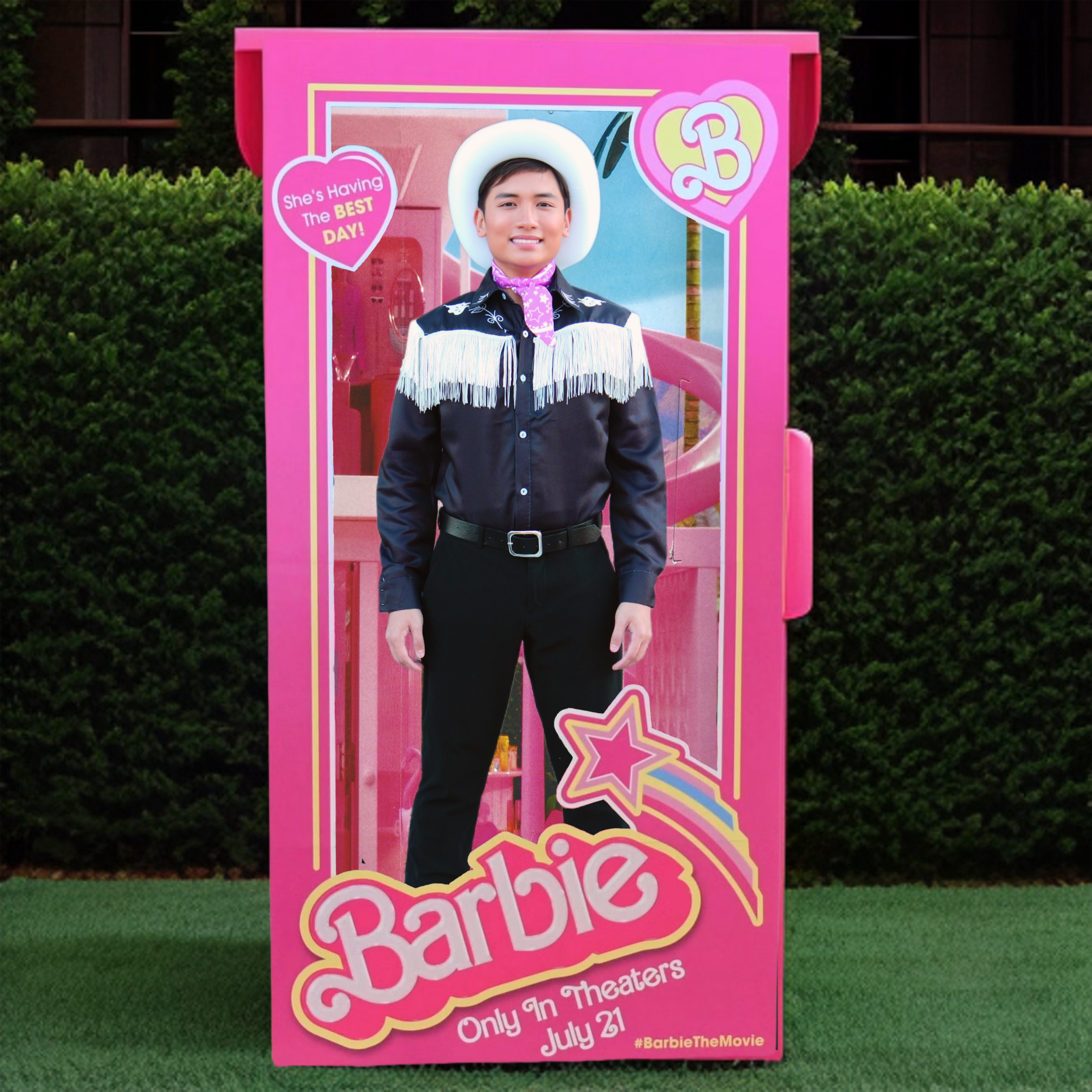 Halloween portrait of Mark Jayson Farol in costume.